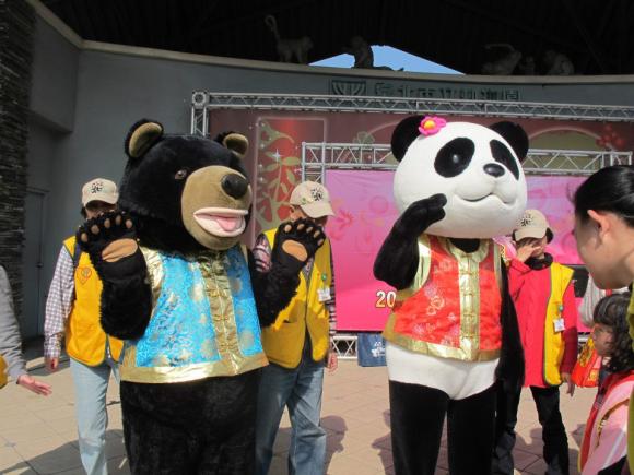 動物布偶來拜年